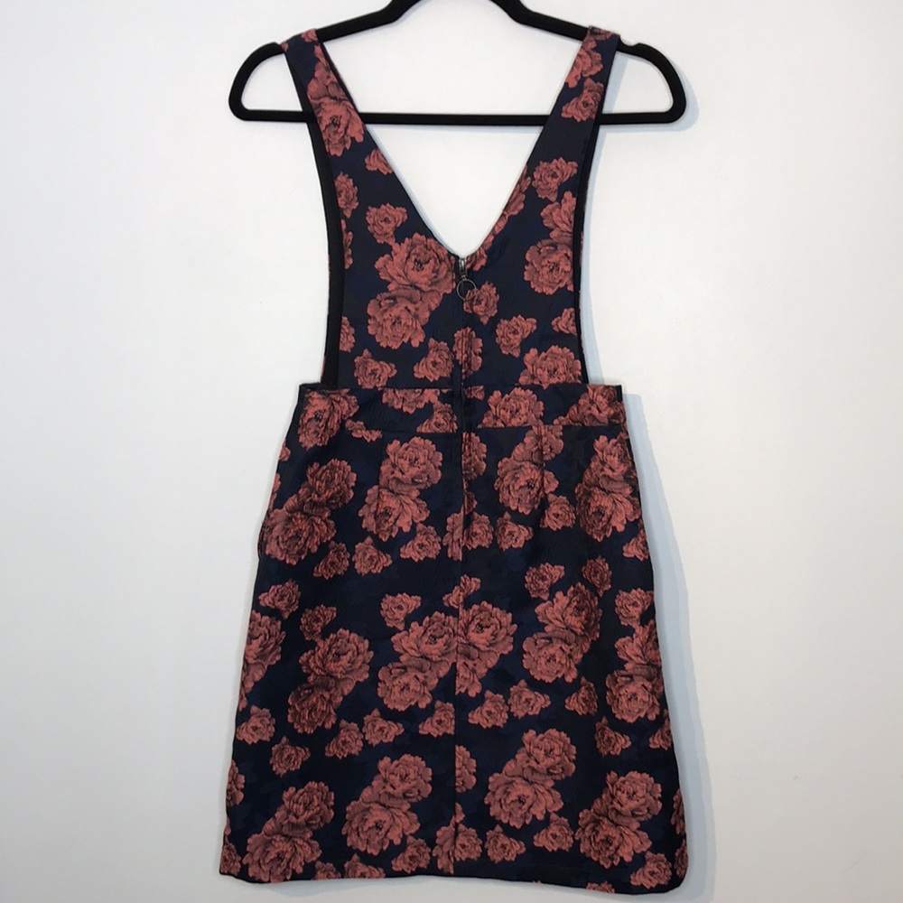Frank & Oak floral brocade jacquard pinafore dress - Picture 8 of 12